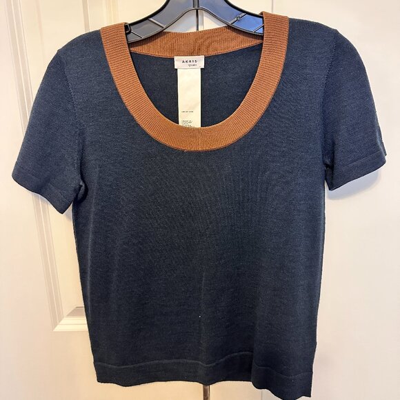 Akris Punto Short Sleeved Sweater - Picture 1 of 6